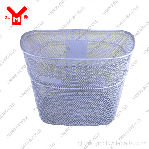 Wire Front Bike Basket Powder Coated Wire Mesh Basket For Ladies Bicycle Factory